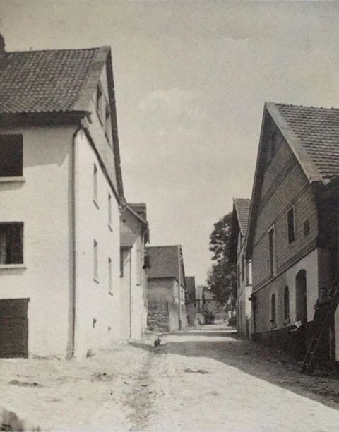 Die Finnentroper Straße 1960
