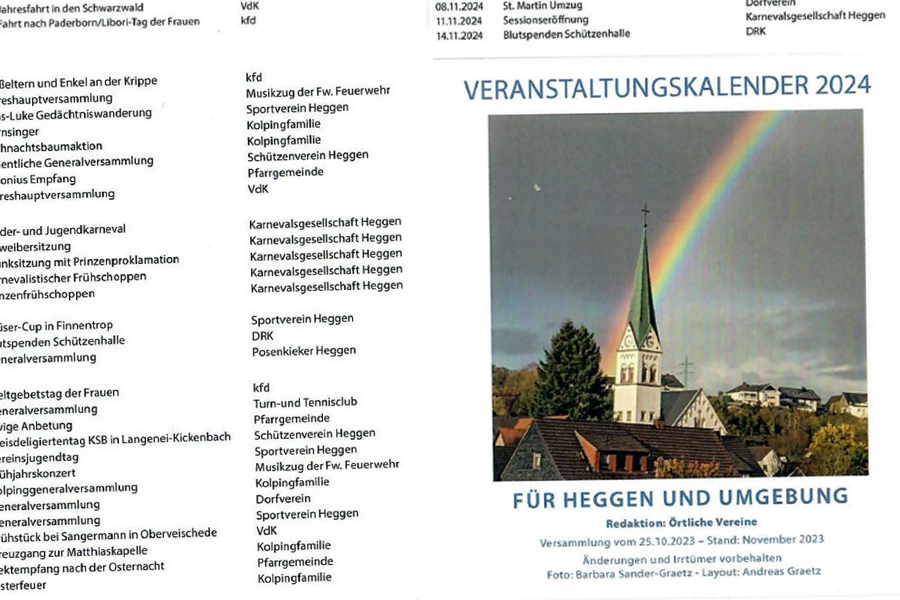 Veranstaltungskalender 2024 online